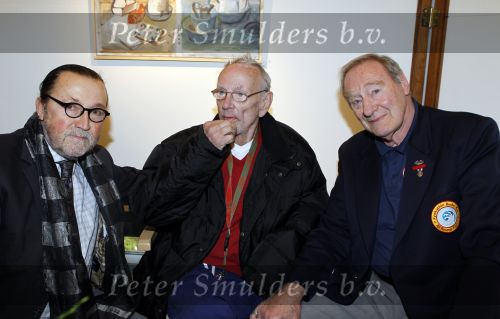 Laren 19 april 2010
Presentatie boek en de 85 e verjaardag van Johnny Kraaijkamp sr in het Rosa Spier huis. Lex Daniels Rijk de Gooijer en John Bloeming
Peter Smulders bv