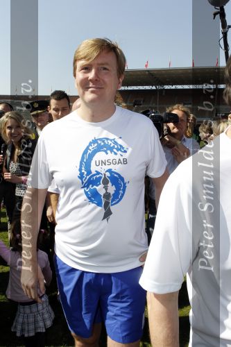 Amsterdam 18 april 2010
Prins Willem Alexander neemt deel aan Run for water vanuit het Olympisch stadion.
Peter Smulders bv