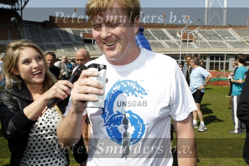 Amsterdam 18 april 2010
Prins Willem Alexander neemt deel aan Run for water vanuit het Olympisch stadion. Lauren Verster
Peter Smulders bv
