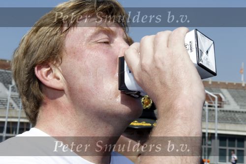 Amsterdam 18 april 2010
Prins Willem Alexander neemt deel aan Run for water vanuit het Olympisch stadion.
Peter Smulders bv