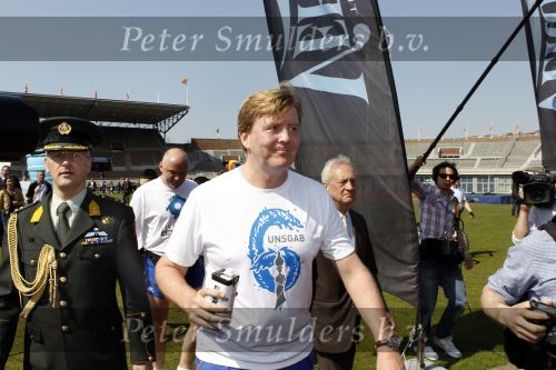 Amsterdam 18 april 2010
Prins Willem Alexander neemt deel aan Run for water vanuit het Olympisch stadion.
Peter Smulders bv