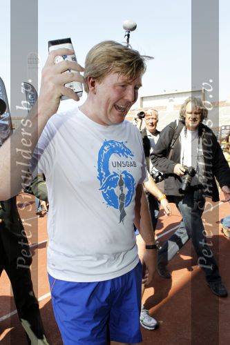 Amsterdam 18 april 2010
Prins Willem Alexander neemt deel aan Run for water vanuit het Olympisch stadion.
Peter Smulders bv