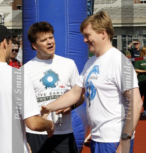 Amsterdam 18 april 2010
Prins Willem Alexander neemt deel aan Run for water vanuit het Olympisch stadion.
Peter Smulders bv