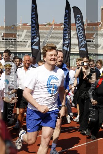 Amsterdam 18 april 2010
Prins Willem Alexander neemt deel aan Run for water vanuit het Olympisch stadion.
Peter Smulders bv