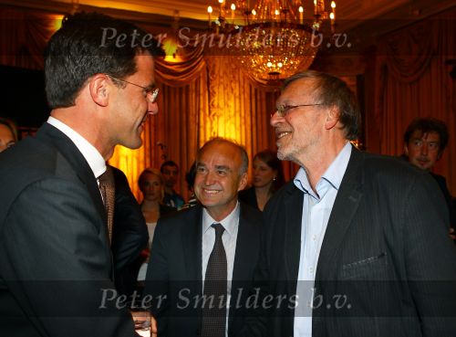 Amsterdam,24 April 2010
Amstel Hotel
Lancering van de gezamelijke Uitgevers, het blad BEST BITES
Rob v Vuure met Mark Rutte
Foto Peter Smulders BV