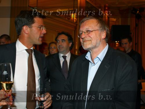 Amsterdam,24 April 2010
Amstel Hotel
Lancering van de gezamelijke Uitgevers, het blad BEST BITES
Rob v Vuure met Mark Rutte
Foto Peter Smulders BV