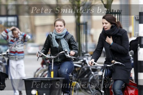 Amsterdam 16 april 2010
Susan Visser met ... op de fiets.
Peter Smulders bv