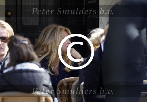 Amsterdam 13 april 2011
Patricia Paay op terras bij de joffers
Peter Smulders bv