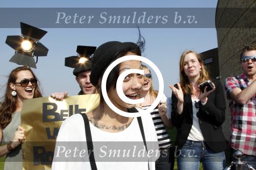 Naarden 18 april 2011
DE X factor finalisten van seizoen 2011 met oa Ralf Wienk Tania Christopher Rochelle Perts Jessica Mougin Adlicious Simran Sway Tim Suyderhoud en Ed Ruyer op rode loper bij golfclub.
Peter Smulders bv