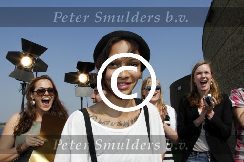 Naarden 18 april 2011
DE X factor finalisten van seizoen 2011 met oa Ralf Wienk Tania Christopher Rochelle Perts Jessica Mougin Adlicious Simran Sway Tim Suyderhoud en Ed Ruyer op rode loper bij golfclub.
Peter Smulders bv