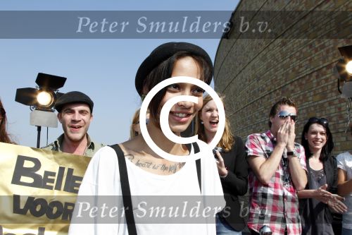 Naarden 18 april 2011
DE X factor finalisten van seizoen 2011 met oa Ralf Wienk Tania Christopher Rochelle Perts Jessica Mougin Adlicious Simran Sway Tim Suyderhoud en Ed Ruyer op rode loper bij golfclub.
Peter Smulders bv
