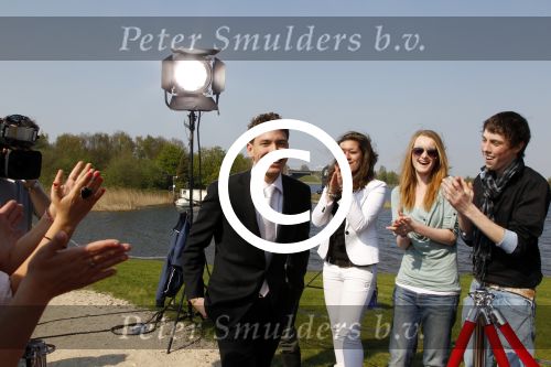 Naarden 18 april 2011
DE X factor finalisten van seizoen 2011 met oa Ralf Wienk Tania Christopher Rochelle Perts Jessica Mougin Adlicious Simran Sway Tim Suyderhoud en Ed Ruyer op rode loper bij golfclub.
Peter Smulders bv