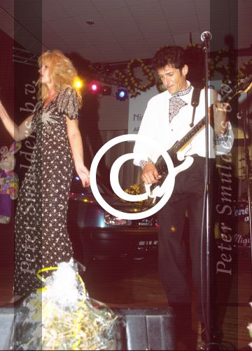 1993 Saskia en Serge tijdens een optreden
Foto Peter Smulders BV