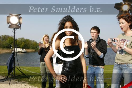 Naarden 18 april 2011
DE X factor finalisten van seizoen 2011 met oa Ralf Wienk Tania Christopher Rochelle Perts Jessica Mougin Adlicious Simran Sway Tim Suyderhoud en Ed Ruyer op rode loper bij golfclub.
Peter Smulders bv