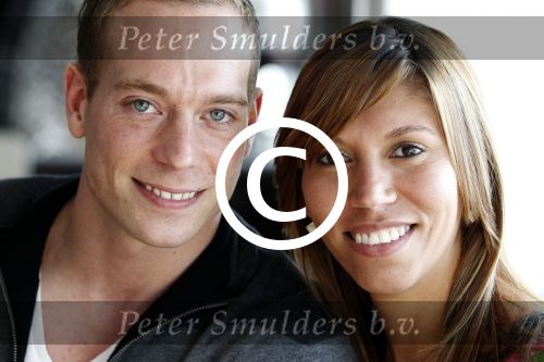 Amsterdam 15 april 2011
50 jaar de Lotto in het olympisch stadion . Yuri v Gelder met zijn nieuwe braziliaanse vriendin Katharina
Peter Smulders bv