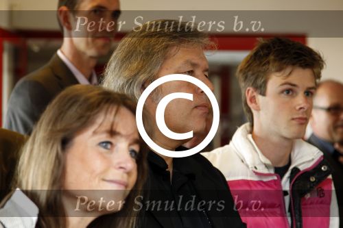 Amsterdam 15 april 2011
50 jaar de Lotto in het olympisch stadion . Yvonne v Gennip met vriend Jaap de Groot
Peter Smulders bv