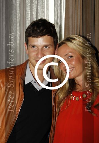 Amsterdam, 3 Mei 2012 Presentatie Nieuw Magazine RAFAEL in Cafe Vak zuid, Olympisch Stadion.
Candy Dulfer met partner
Foto Peter Smulders BV