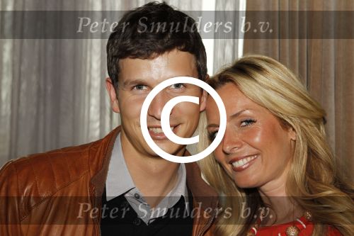 Amsterdam, 3 Mei 2012 Presentatie Nieuw Magazine RAFAEL in Cafe Vak zuid, Olympisch Stadion.
Candy Dulfer met partner
Foto Peter Smulders BV