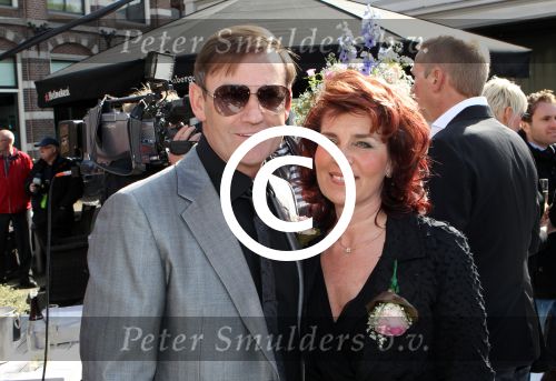 Edam Volendam 12 mei 2012
Trouwen Annemarie Hoek en Simon Keizer in Dam hotel in Edam. Frans Hoek met zijn vrouw
Peter Smulders bv