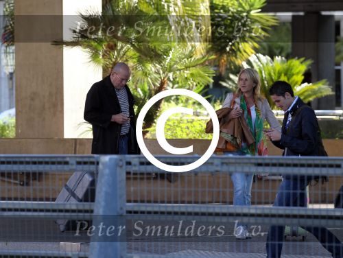 Nice 7 mei 2012
Fred Teeven met zijn vrouw op het vliegveld van Nice.
Peter Smulders bv