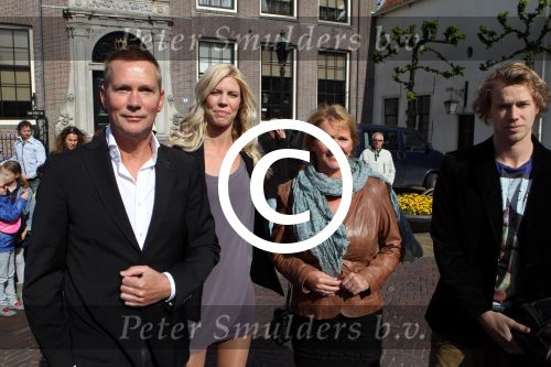 Edam Volendam 12 mei 2012
Trouwen Annemarie Hoek en Simon Keizer in Dam hotel in Edam. Jaap de Witte met vrouw en kinderen
Peter Smulders bv