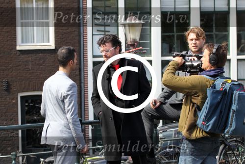 Amsterdam 14 mei 2012
D66 kandidaat Tofik Dibi wordt geinterviewd door jakhals Erik Dijkstra.
Peter Smulders bv