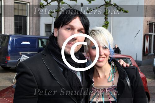 Edam Volendam 12 mei 2012
Trouwen Annemarie Hoek en Simon Keizer in Dam hotel in Edam. jan Dulles met zijn vrouw
Peter Smulders bv
