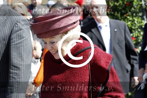 Scheveningen 21 april 2012
Jozias v Aartsen ontvangt koningin Beatrix bij opening Madurodam.
Peter Smulders bv