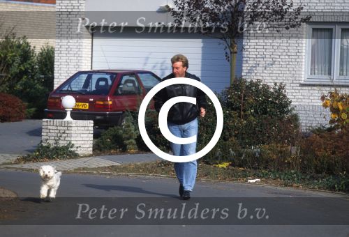 Eindhoven,  1995
Aad de Mos na ontslag bij PSV
Foto Peter Smulders BV