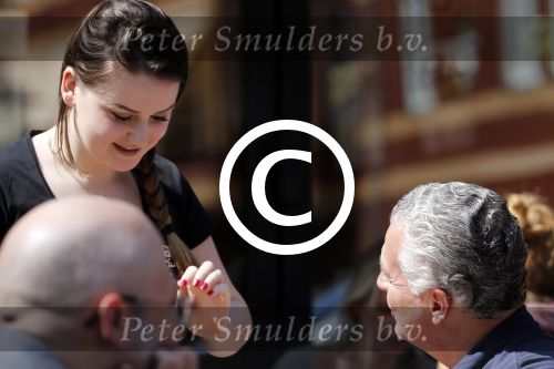 Amsterdam 24 april 2013
Bram Moszkowicz op terras bij le pain et cotidien waar zijn dochter werkt.
Peter Smulders bv