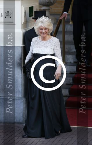 Amsterdam, 29 April 2013
Camilla Parker Bowles met haar man Prins Charles
Foto Peter Smulders BV