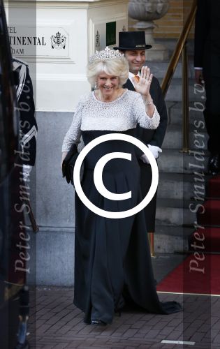 Amsterdam, 29 April 2013
Camilla Parker Bowles met haar man Prins Charles
Foto Peter Smulders BV