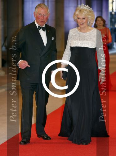 Amsterdam, 29 April 2013
Camilla Parker Bowles met haar man Prins Charles
Foto Peter Smulders BV
