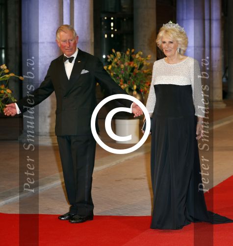 Amsterdam, 29 April 2013
Camilla Parker Bowles met haar man Prins Charles
Foto Peter Smulders BV