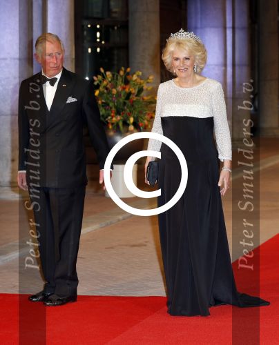 Amsterdam, 29 April 2013
Camilla Parker Bowles met haar man Prins Charles
Foto Peter Smulders BV