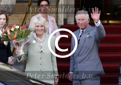 Amsterdam, 29 April 2013
Camilla Parker Bowles met haar man Prins Charles
Foto Peter Smulders BV
