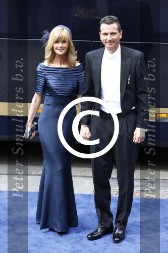 Amsterdam, 30 april 2013
Inhuldiging Koning Willem Alexander en Koningin Maxima
Daphne Deckers met Richard Kraijcek
Foto Peter Smulders BV