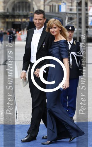 Amsterdam, 30 april 2013
Inhuldiging Koning Willem Alexander en Koningin Maxima
Daphne Deckers met Richard Kraijcek
Foto Peter Smulders BV