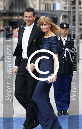 Amsterdam, 30 april 2013
Inhuldiging Koning Willem Alexander en Koningin Maxima
Daphne Deckers met Richard Kraijcek
Foto Peter Smulders BV