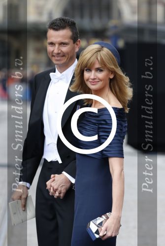 Amsterdam, 30 april 2013
Inhuldiging Koning Willem Alexander en Koningin Maxima
Daphne Deckers met Richard Kraijcek
Foto Peter Smulders BV