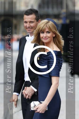 Amsterdam, 30 april 2013
Inhuldiging Koning Willem Alexander en Koningin Maxima
Daphne Deckers met Richard Kraijcek
Foto Peter Smulders BV
