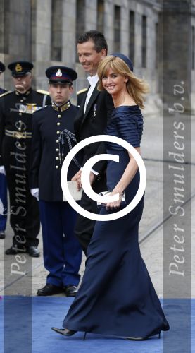 Amsterdam, 30 april 2013
Inhuldiging Koning Willem Alexander en Koningin Maxima
Daphne Deckers met Richard Kraijcek
Foto Peter Smulders BV