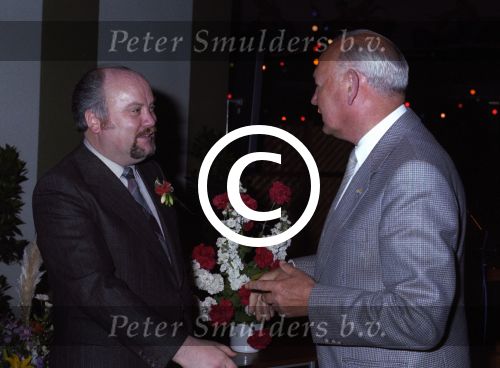 Eindhoven 1979
Feest Supportersclub PSV (60 jaar bestaan) opgericht in 1920 en is de oudste supp. club van Nederland.
Voorzitter Ad Schreuders
Foto Peter Smulders BV