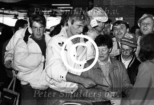 Eindhoven-Madrid, 6 April 1988 De memorabele wedstrijd van Real Madrid-PSV met het doelpunt van Edwin Linskens, eindstand 1-1

Foto Peter Smulders BV