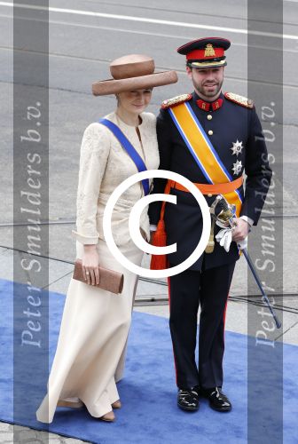Amsterdam, 30 april 2013
Inhuldiging Koning Willem Alexander en Koningin Maxima
Erfgroothertog Guillaume van Luxemburg met echtgenote Gravin Phanie de Lannoy
Foto Peter Smulders BV