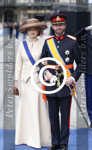 Amsterdam, 30 april 2013
Inhuldiging Koning Willem Alexander en Koningin Maxima
Erfgroothertog Guillaume van Luxemburg met echtgenote Gravin Phanie de Lannoy
Foto Peter Smulders BV