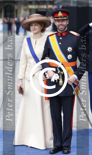 Amsterdam, 30 april 2013
Inhuldiging Koning Willem Alexander en Koningin Maxima
Erfgroothertog Guillaume van Luxemburg met echtgenote Gravin Phanie de Lannoy
Foto Peter Smulders BV