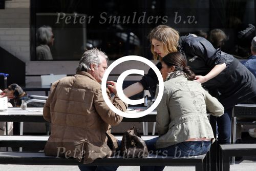 Amsterdam 28 april 2013
Hans en Shanna Breukhoven op terras
Peter Smulders bv