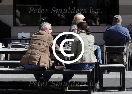 Amsterdam 28 april 2013
Hans en Shanna Breukhoven op terras
Peter Smulders bv