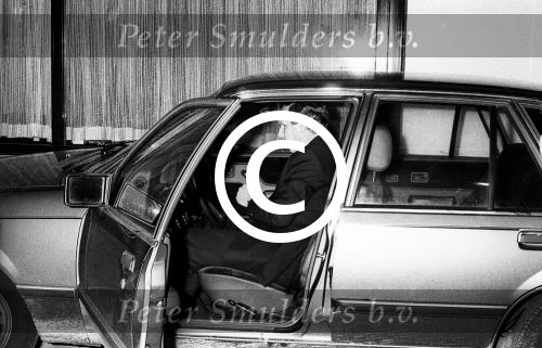 Eindhoven, 10 Maart 1987 Ontslag Hans Kraaij Sr.
Foto Peter Smulders BV